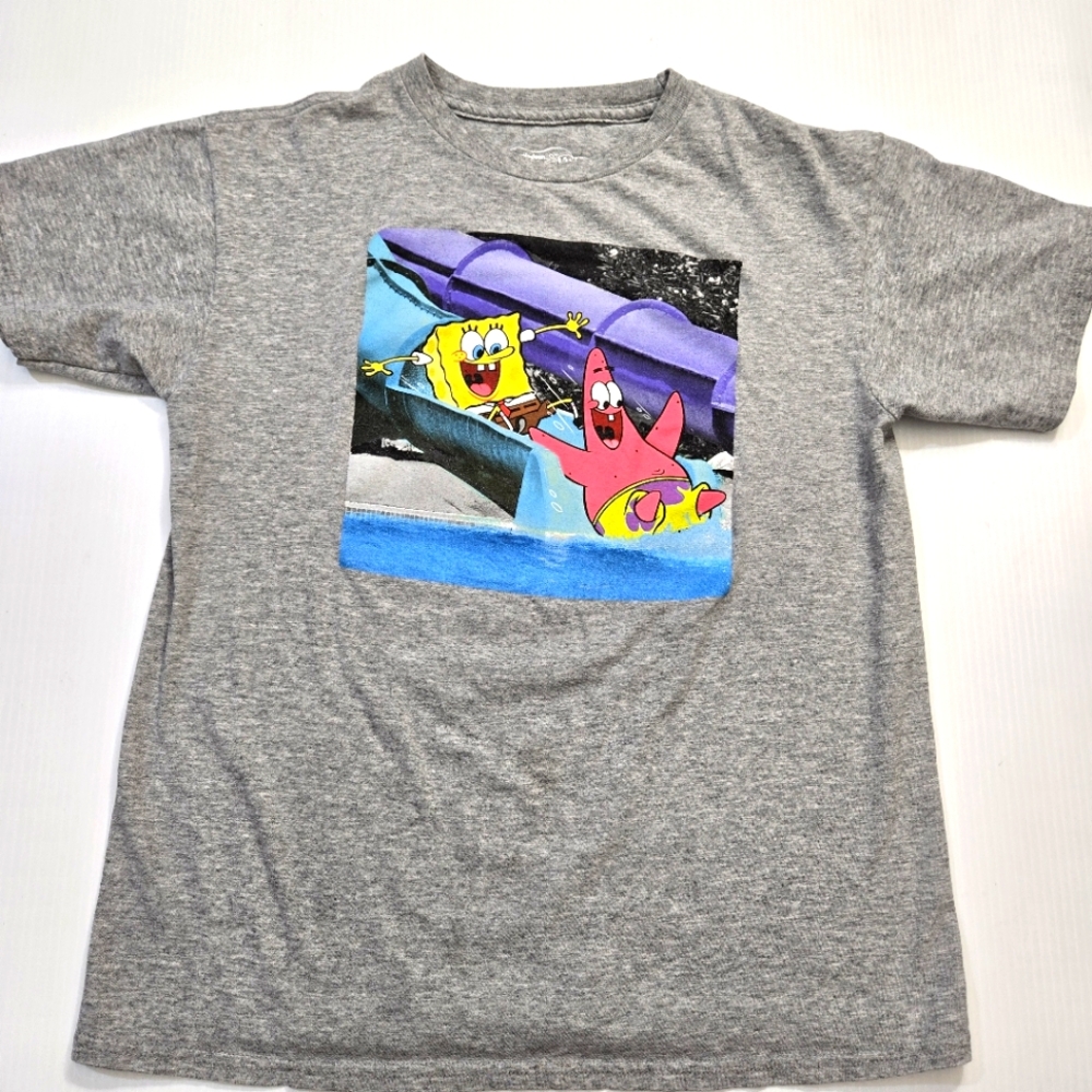 Nickelodeon SpongeBob SquarePants And Patrick Star Boys Tshirt Size Medium